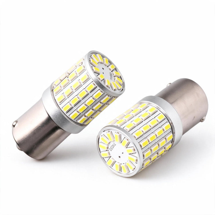 P21W 1156 LED Globe White Set of 2 Suitable for Toyota Camry Corolla Honda Civic-0