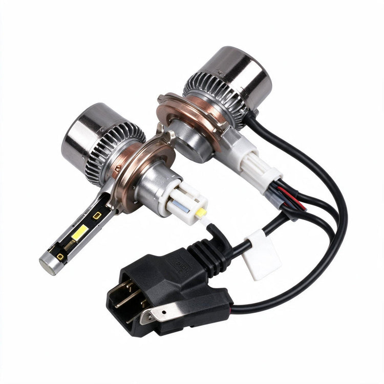 LED Headlight Globes H4 9003 Fan Cooling Suitable for Toyota Hilux Corolla Camry-2