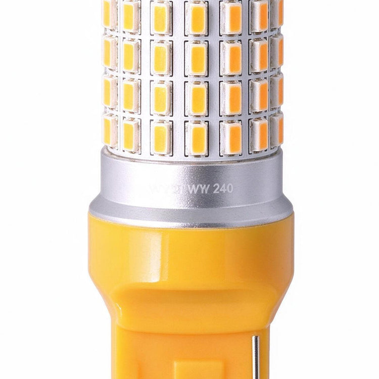 WY21W 7440 Amber LED Tail Brake Light Globes Suitable for Honda Civic Toyota-3
