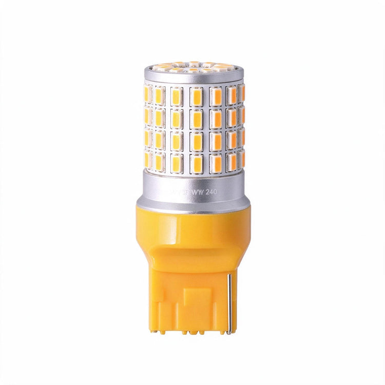 WY21W 7440 Amber LED Tail Brake Light Globes Suitable for Honda Civic Toyota-0