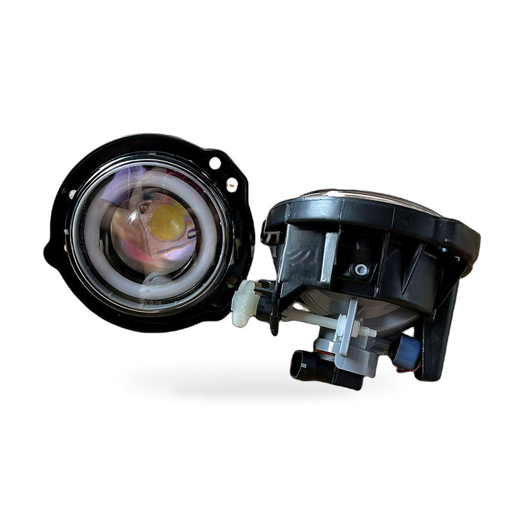 LED Angel Eye Lens White Fog Light Suitable for Toyota Avanza 2012-2019 Left-0