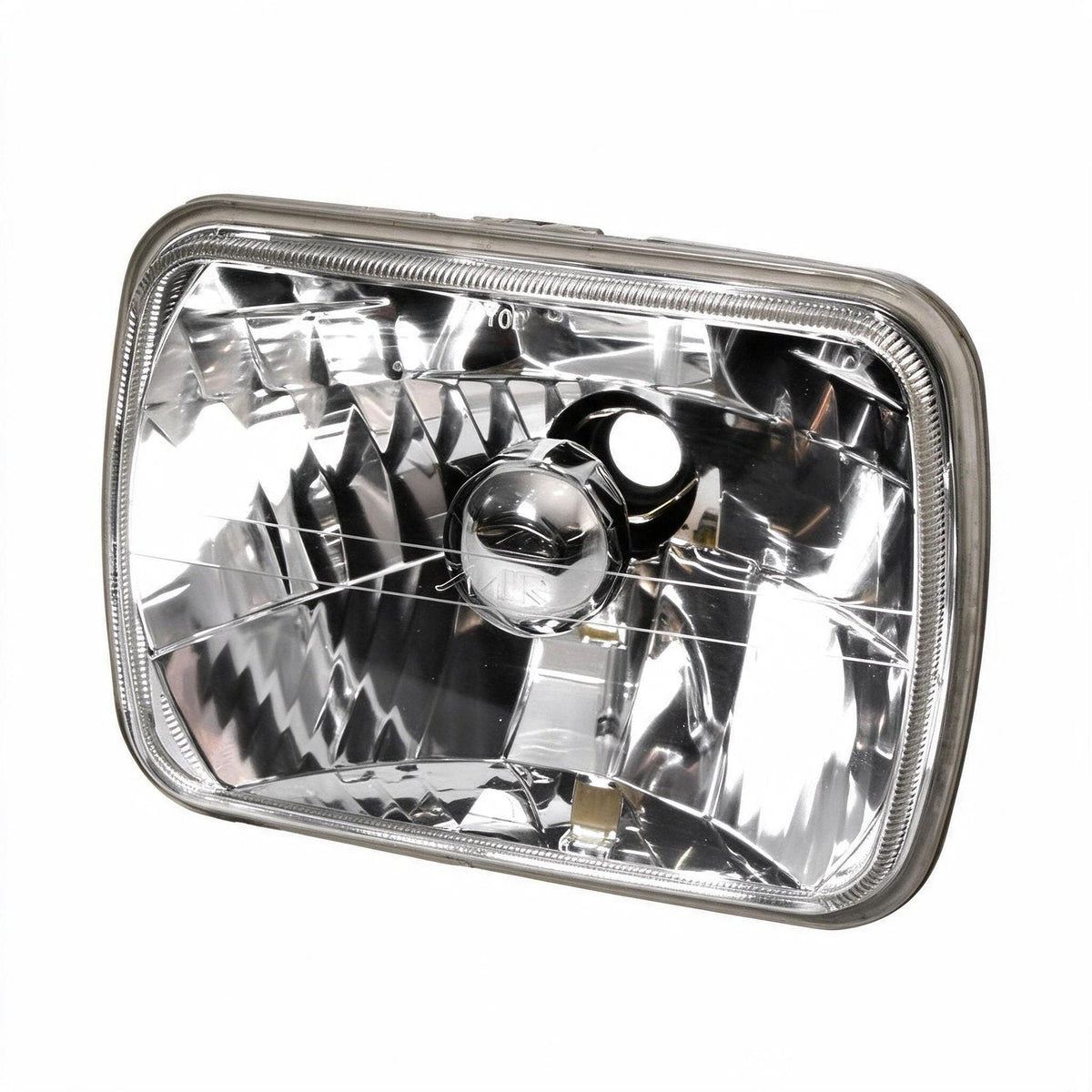 Square 7x5 Head Light Diamond Look Glass Lens Suitable for Jeep Wrangler Land-2