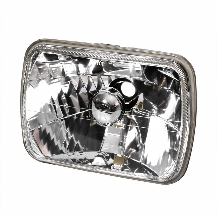 Square 7x5 Head Light Diamond Look Glass Lens Suitable for Jeep Wrangler Land-2