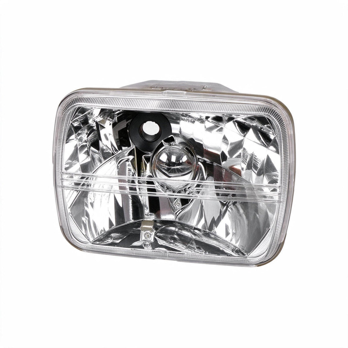 7x5 inch Square LED Headlight Assembly H4 Suitable for Jeep Wrangler Cherokee XJ-1