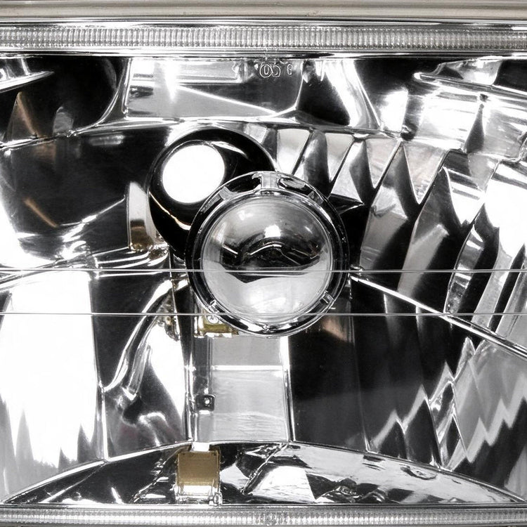 7x5 Inch Square LED Headlight Assembly Glass Lens Suitable for Jeep Wrangler CJ-3