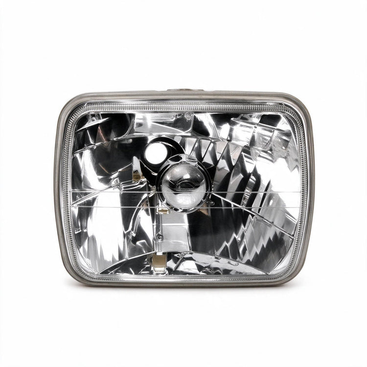 7x5 Inch Square Head Light Glass Lens Set Suitable for Jeep CJ5 CJ7 Wrangler-0