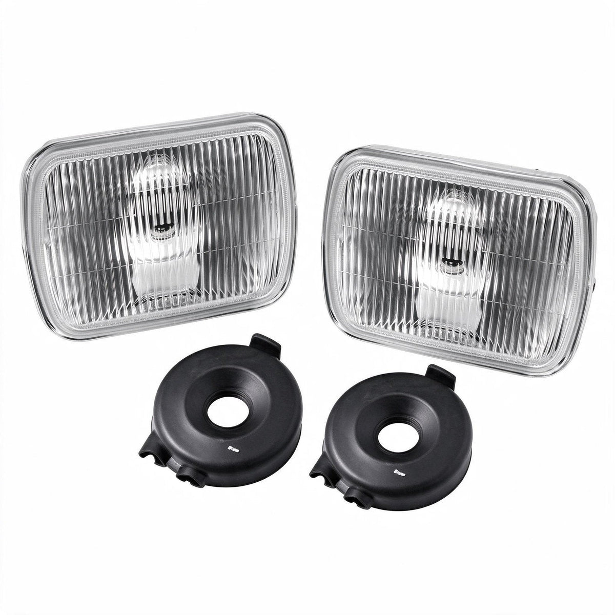 7 Inch Round Semi Sealed Head Light Set Suitable for Chevrolet C10 Ford F-100-1