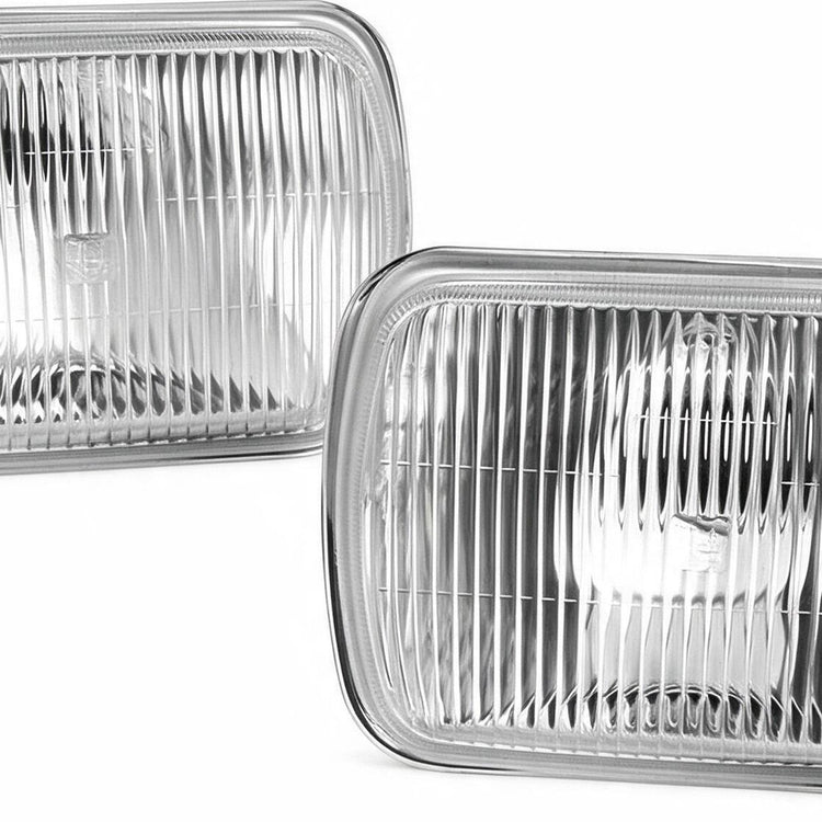 7 Inch Round Semi Sealed Head Light Set Suitable for Chevrolet C10 Ford F-100-3