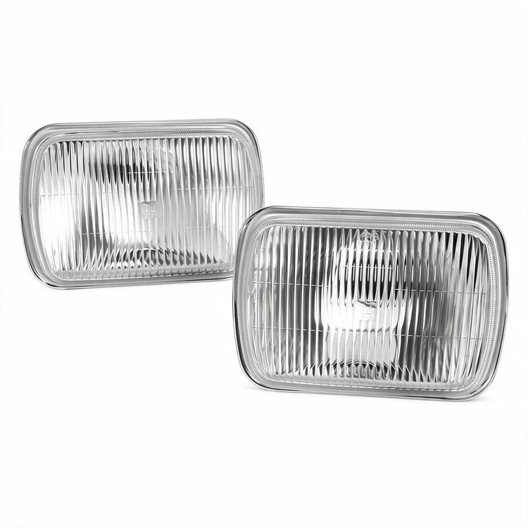 7 Inch Round Semi Sealed Head Light Set Suitable for Chevrolet C10 Ford F-100-0