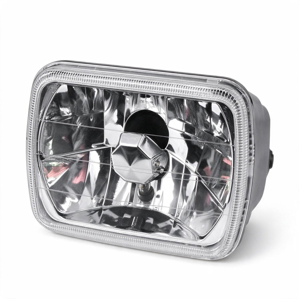 Square 7x5 Inch Head Light Clear Set LH RH Suitable for Chevrolet C10 K10 Blazer-2