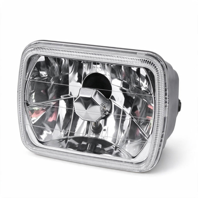 Square 7x5 Inch Head Light Clear Set LH RH Suitable for Chevrolet C10 K10 Blazer-2