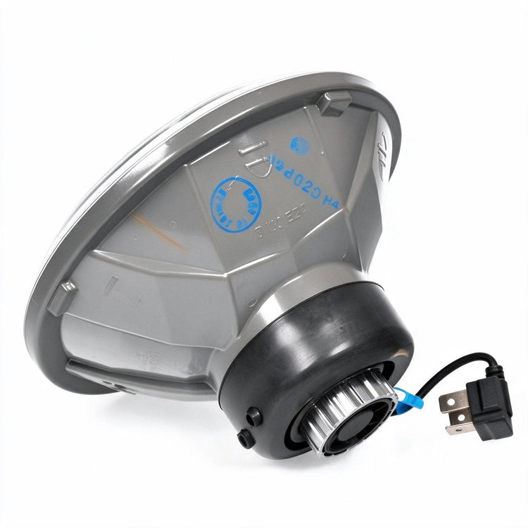 7 Inch Round Headlight Assembly with H4 LED Globes Suitable for Universal Models-2