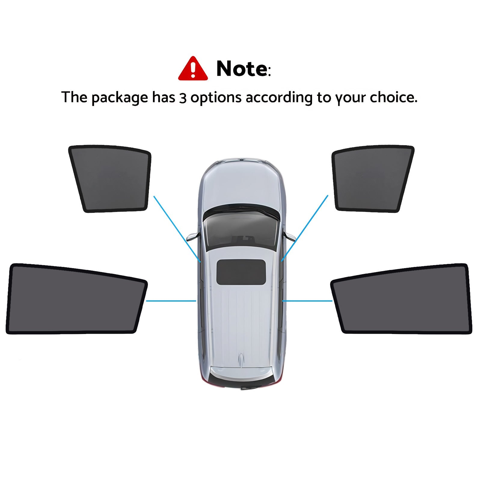 Magnetic Sun Shades Front Windows Suitable For Nissan Tiida C11 Hatch 2004-2010-1