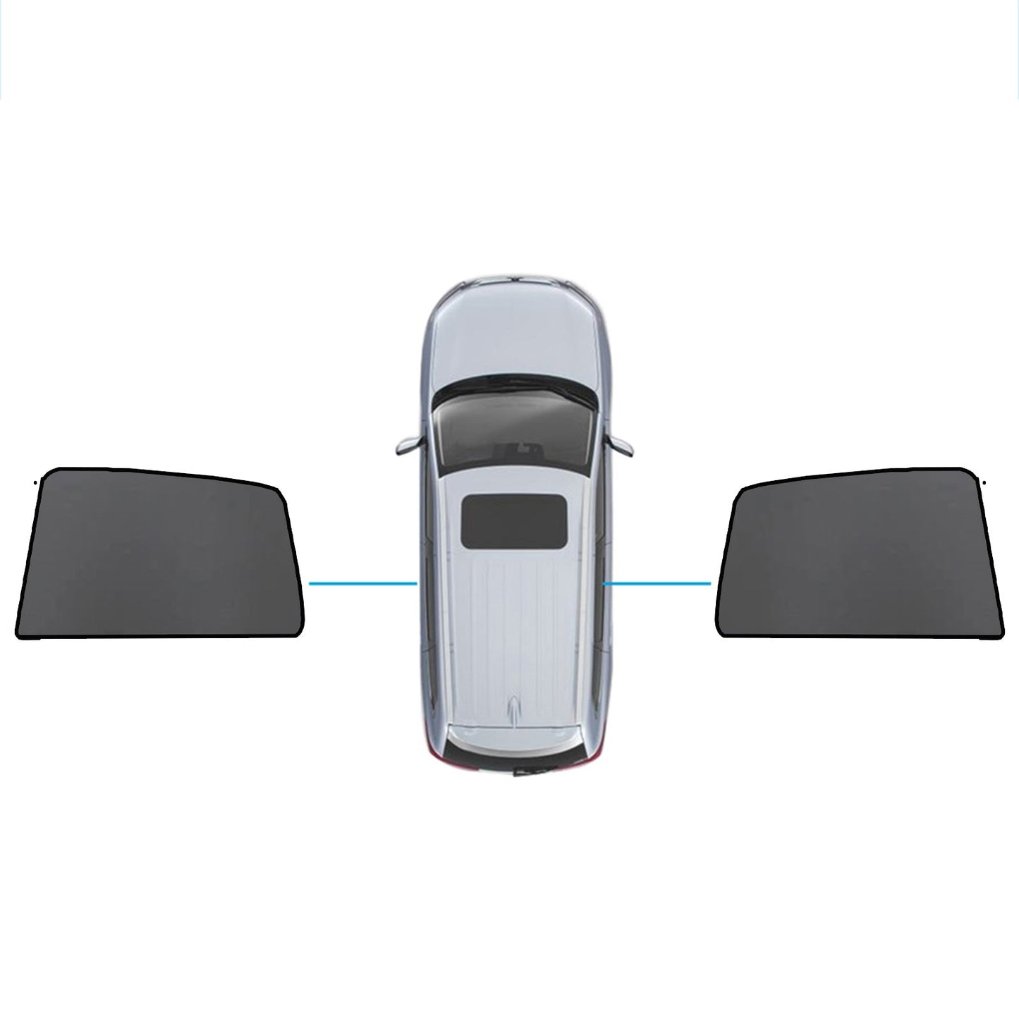Car Window Sun Shades Magnetic Mesh Sun Blind Front & Rear Suitable For BMW X3 F97 2017-On-2