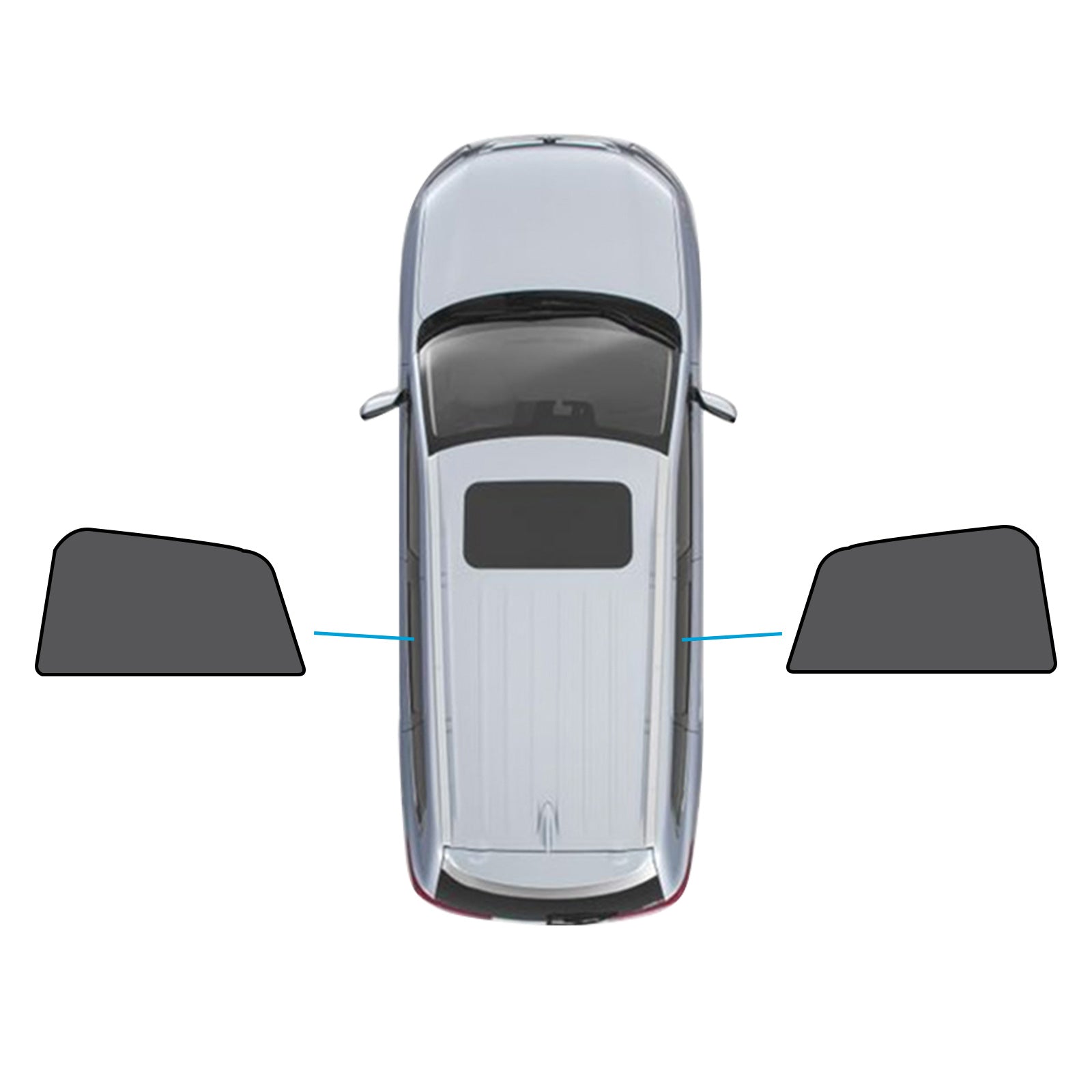 2x Car Rear Window Shade Suitable for Mazda CX5 1st Gen KE 12-17 UVA Protection-0