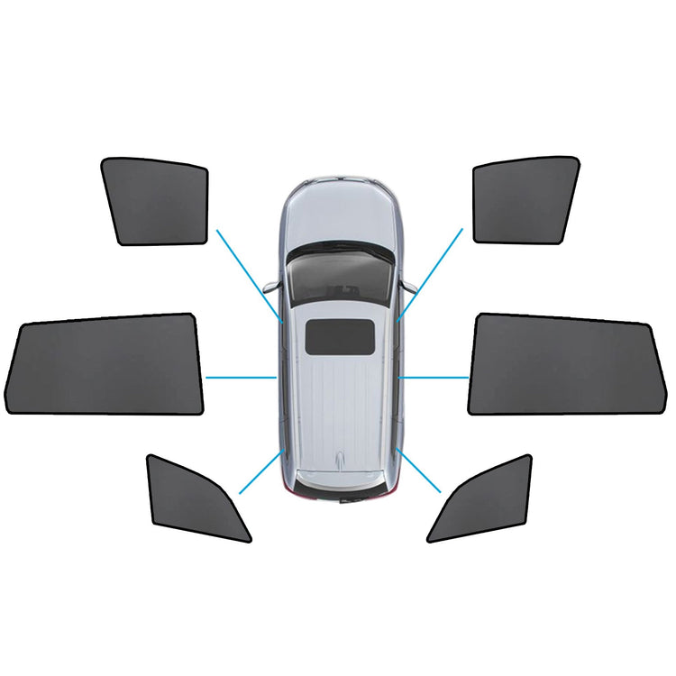 Magnetic Mesh Sun Blind Shades Front & Rear Suitable For Audi Q7 4LB 2006-2015-0