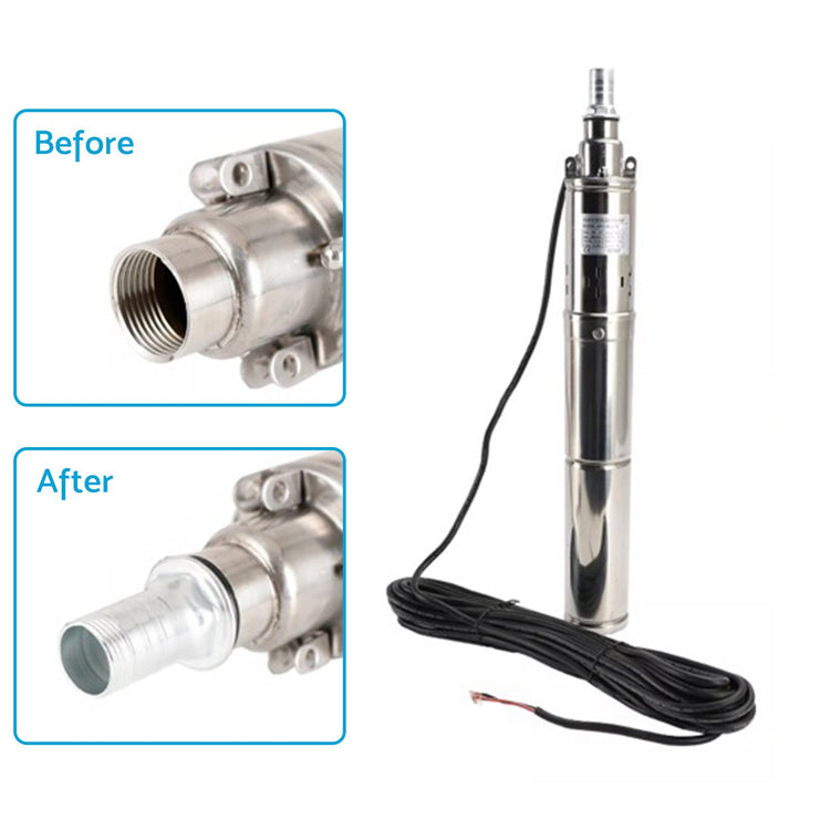 3in 48V 750W Deep Well Solar Submersible Bore Hole Water Pump With 15M Line-1
