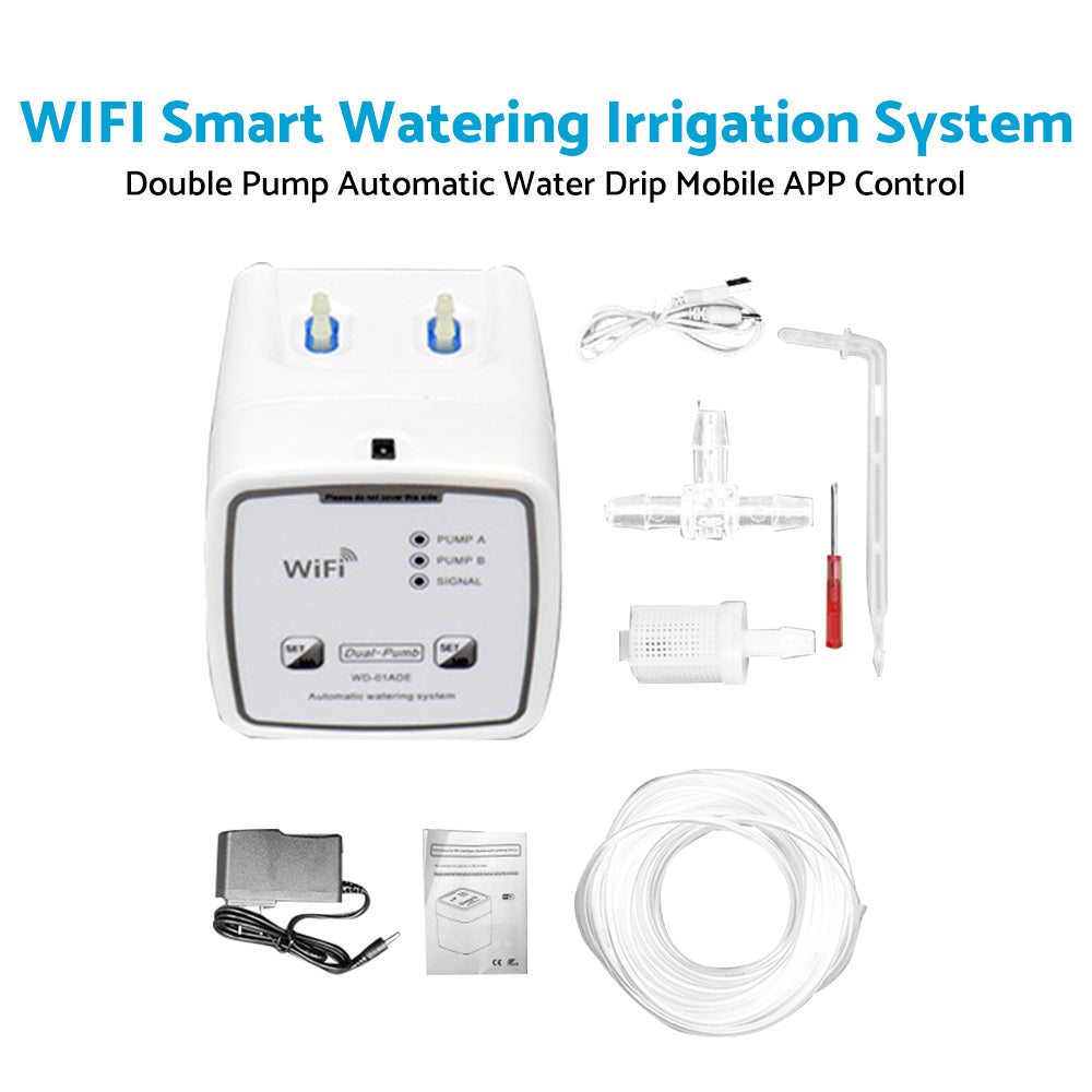 WiFi Control Watering System Double Pump Automatic Water Drip Mobile APP Control-1
