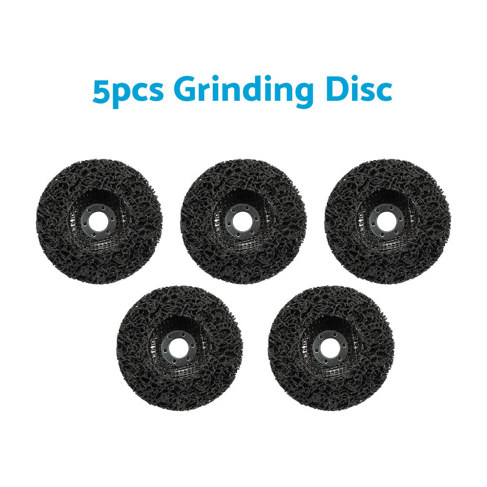 5/10PCS 100mm Poly Strip Disc Wheel Paint Rust Removal Clean Angle Grinder Black-0
