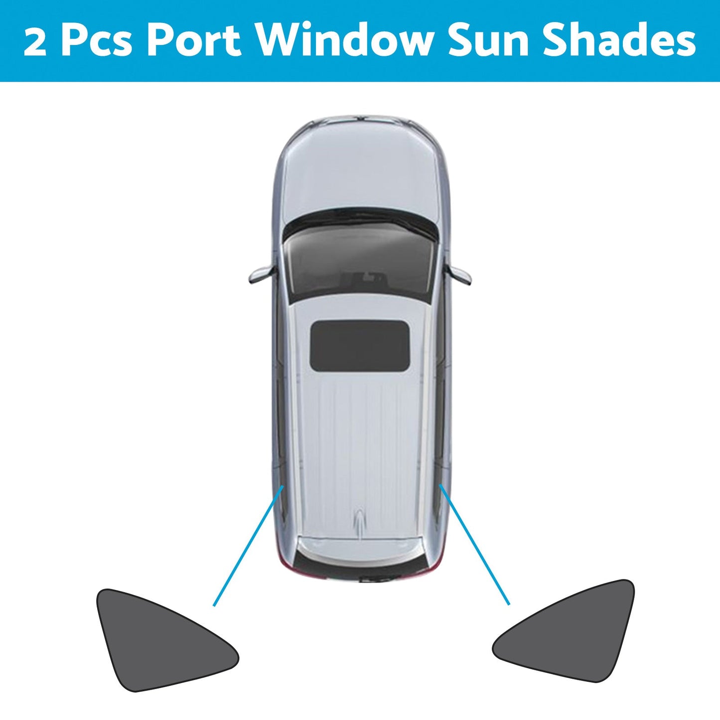 Magnetic Window Mesh Sun Blind Shade Suitable For MG ZS / ZST / ZS EV 2018-2023-3