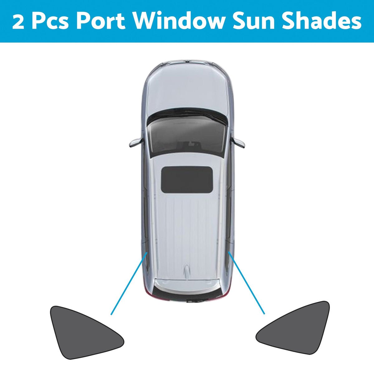 Magnetic Window Mesh Sun Blind Shade Suitable For MG ZS / ZST / ZS EV 2018-2023-3