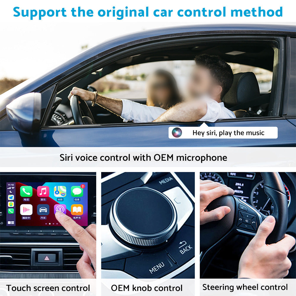 Wireless Adapter for Factory Wired CarPlay Suitable For iPhone to CarPlay Connection-3