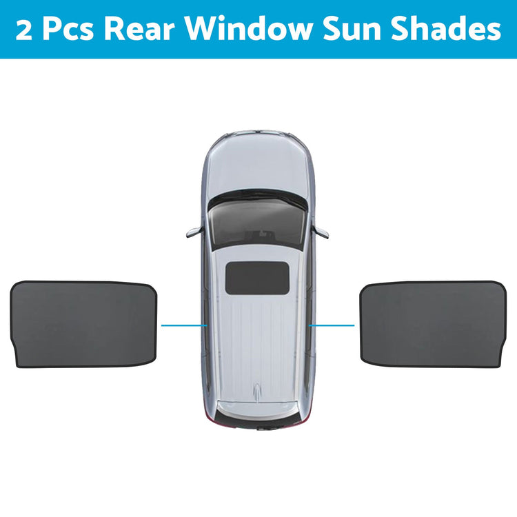 Front & Rear Window Magnetic Sun Shade Mesh Suitable For GWM UTE Cannon 2021-2024-6