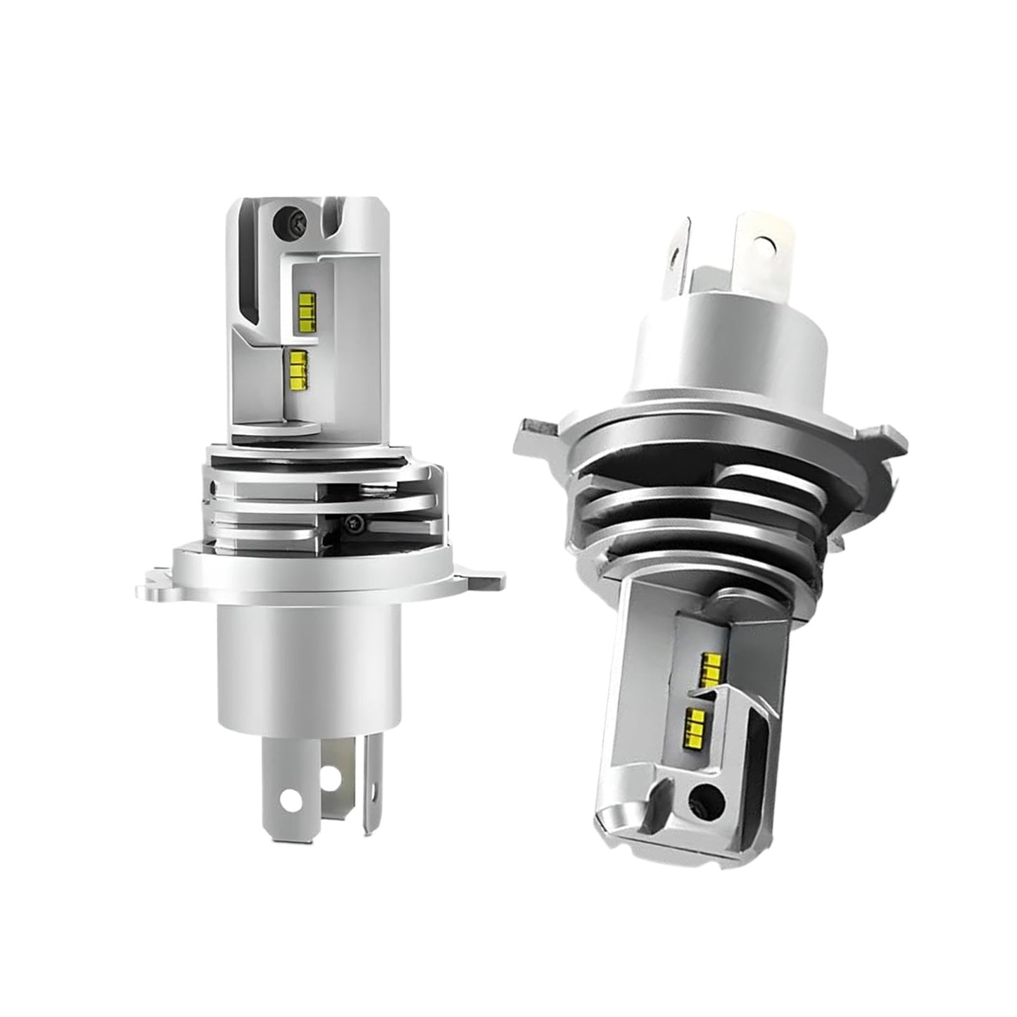 2x H4 LED Headlight Bulbs Kit 6000K High & Low Beam Replacement Globes-1