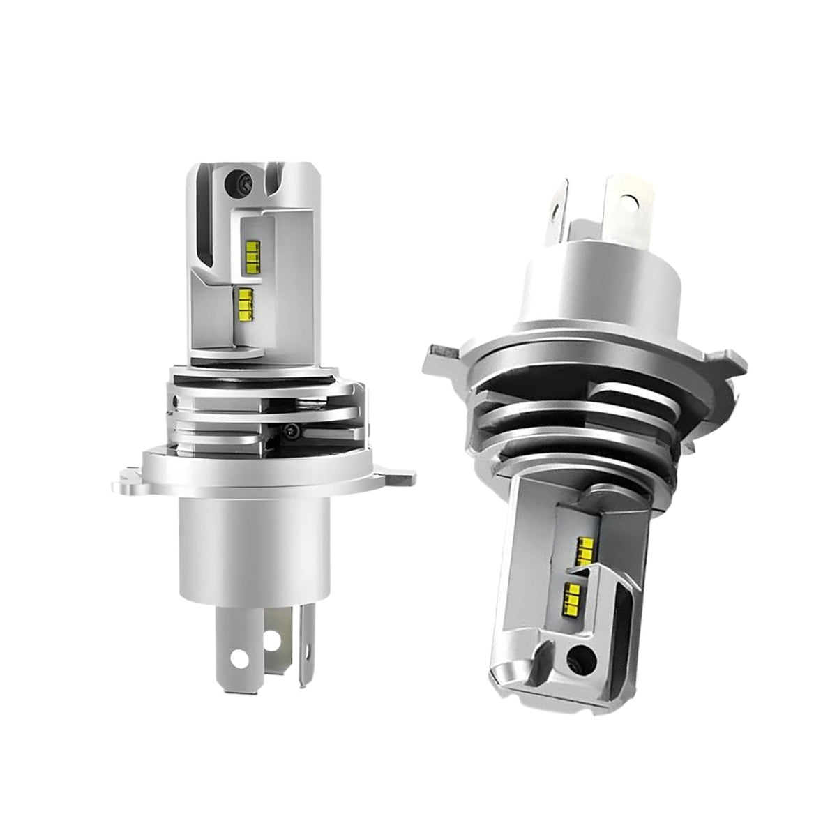 2x H4 LED Headlight Bulbs Kit 6000K High & Low Beam Replacement Globes-1
