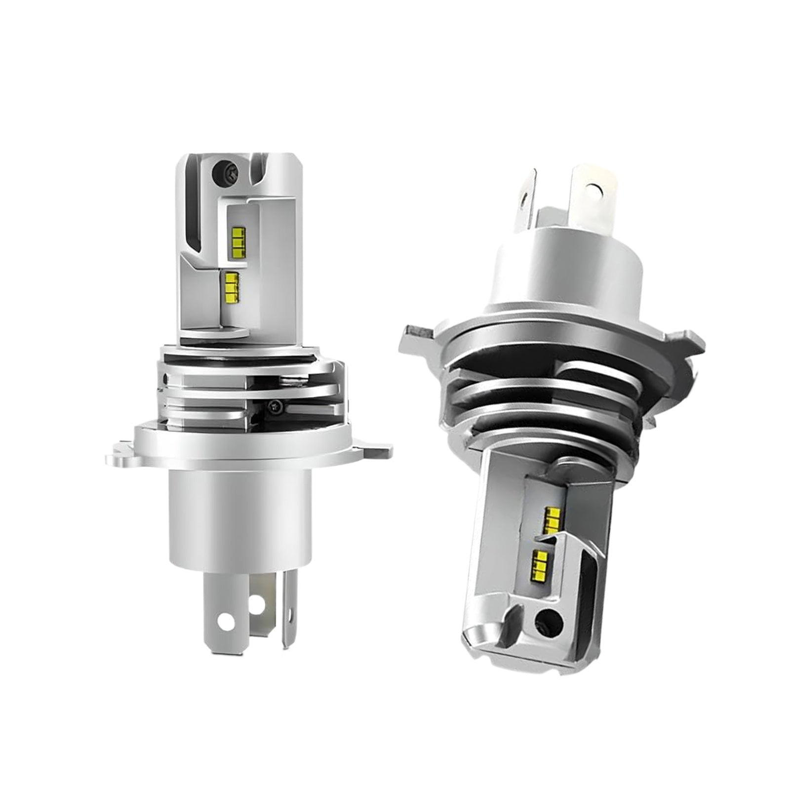 2x H4 LED Headlight Bulbs Kit 6000K High & Low Beam Replacement Globes-1