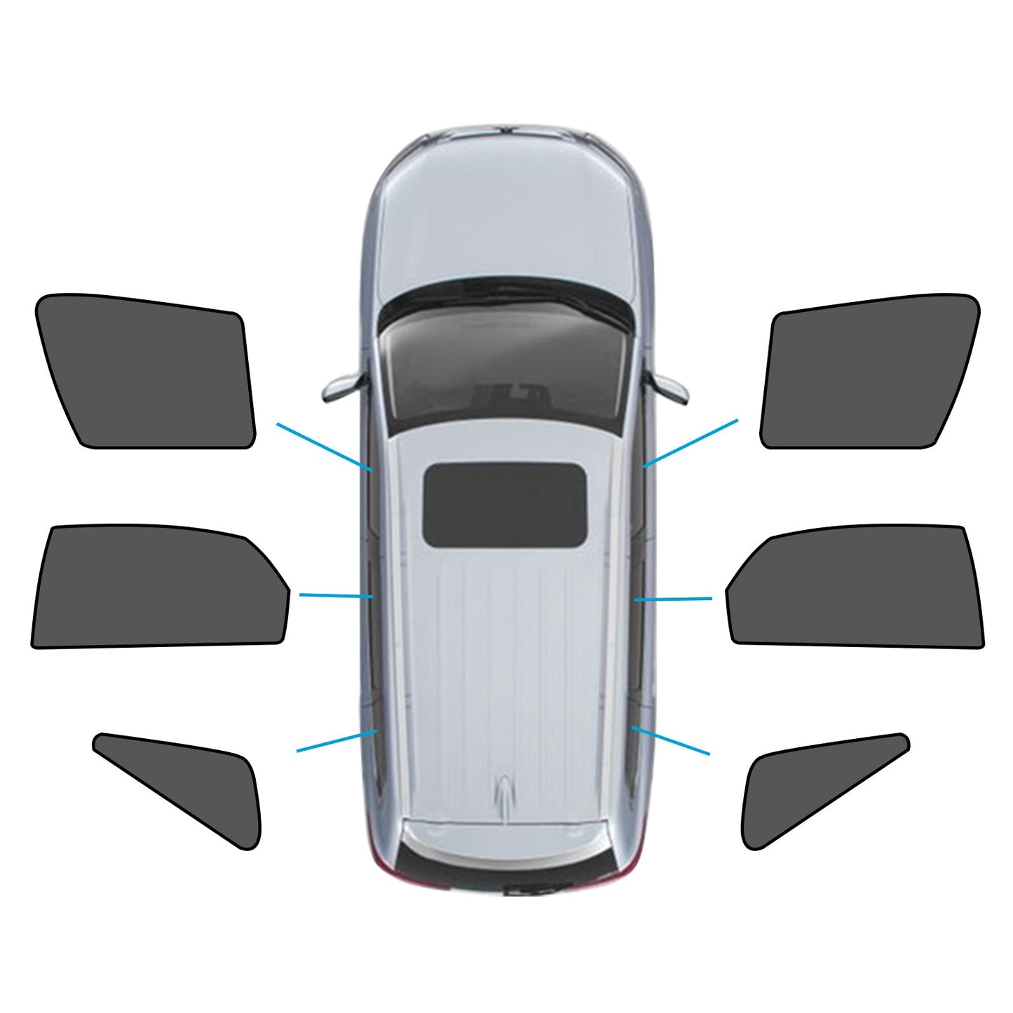 Car Window Magnetic Mesh Sun Blind Shades Suitable For Lexus NX Series 2014-2021-0