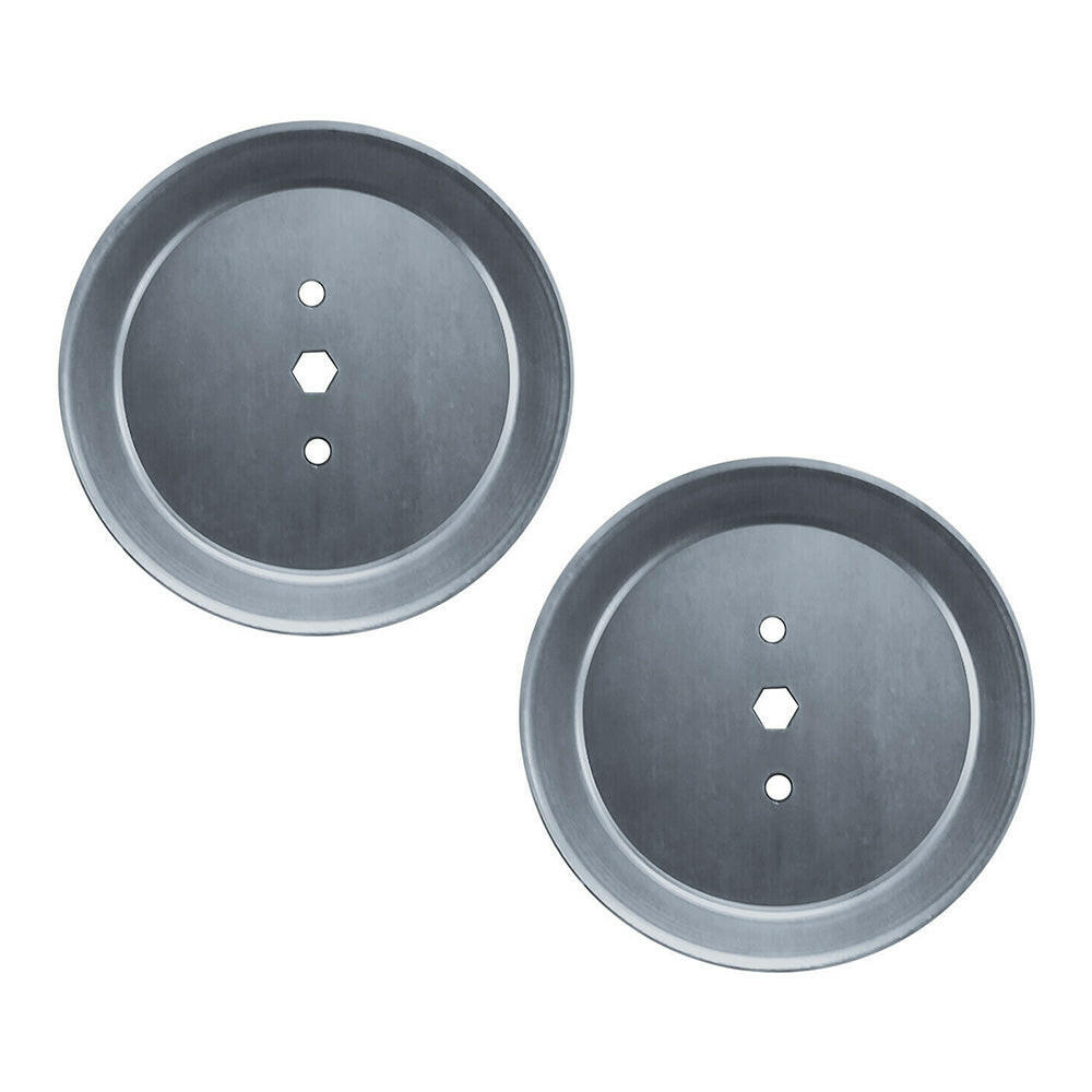 2x Blade Spindle Pulley Suitable For John Deere Sabre Mowers D105 GX20367-1