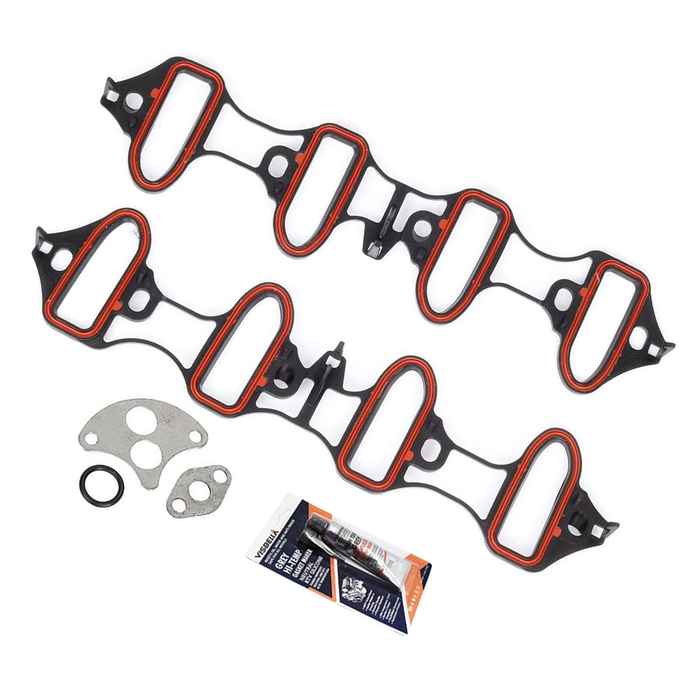 Intake Manifold Gasket Suitable for Chevrolet GMC 4.8L 5.3L 6.0L V8-0