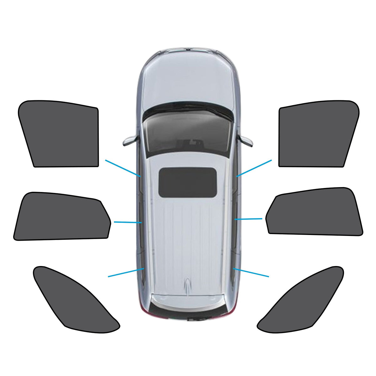 Car Window Magnetic Mesh Sun Blind Shades Suitable for Mazda CX30 CX-30 19-25-4