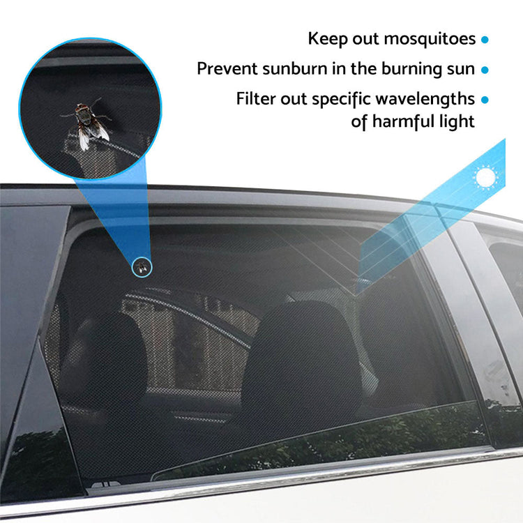 Magnetic Window Sun Shades 2x Suitable For Isuzu D-MAX 2nd Gen / Holden Colorado 2012-2020-3
