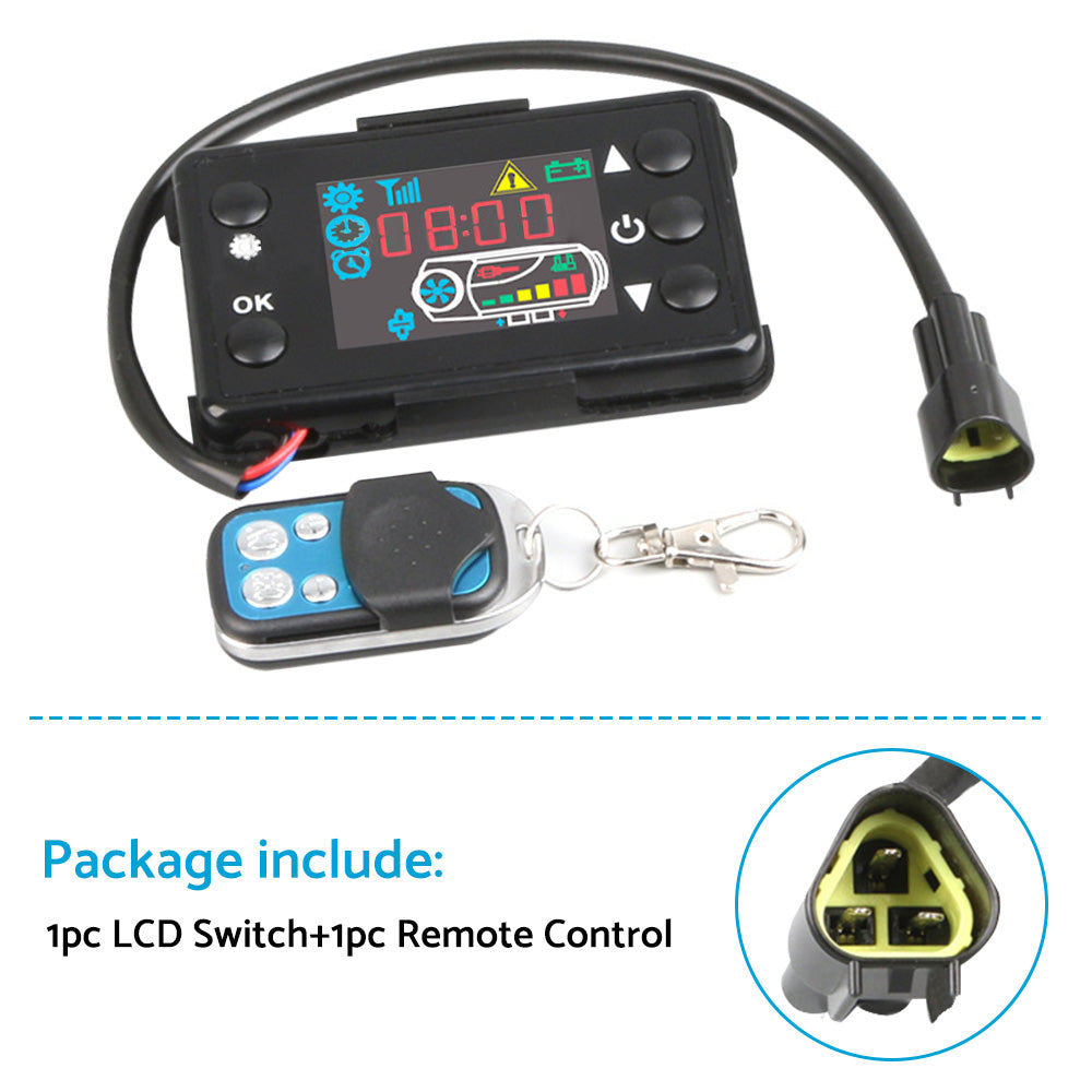 12V 24V LCD Monitor Switch Parking Heater Controller For Car Air Diesel Control-1