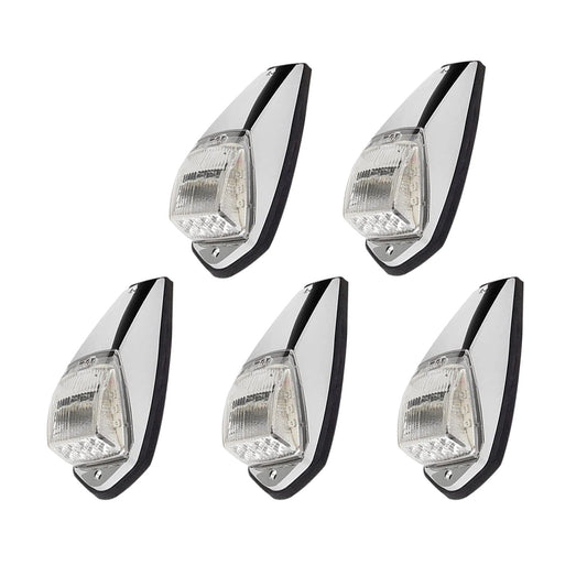 5pcs 12V LED Cab Marker Top Roof Light Suitable For Trucks Peterbilt Kenworth - Frazy's Auto Parts
