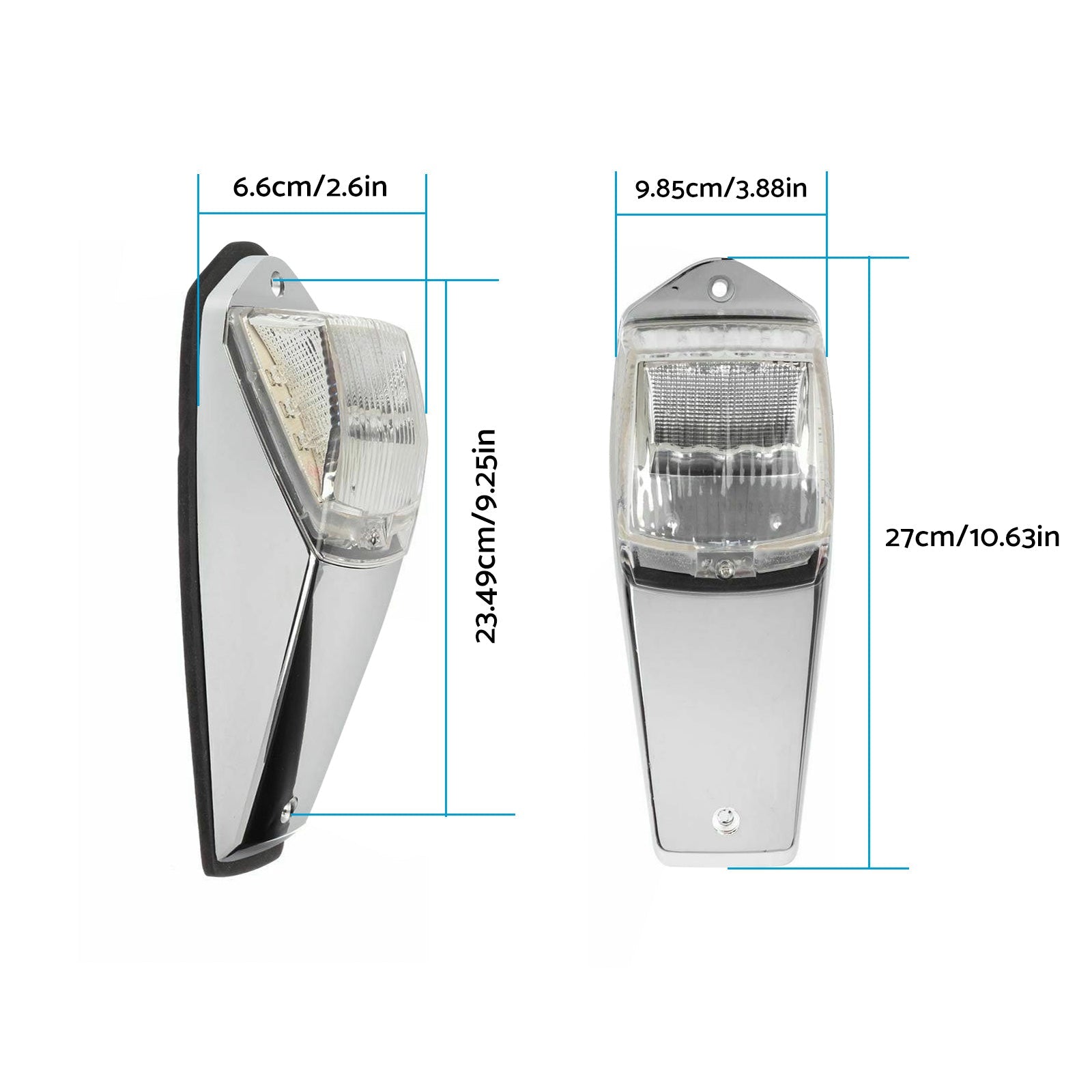 5pcs 12V LED Cab Marker Top Roof Light Suitable For Trucks Peterbilt Kenworth - Frazy's Auto Parts