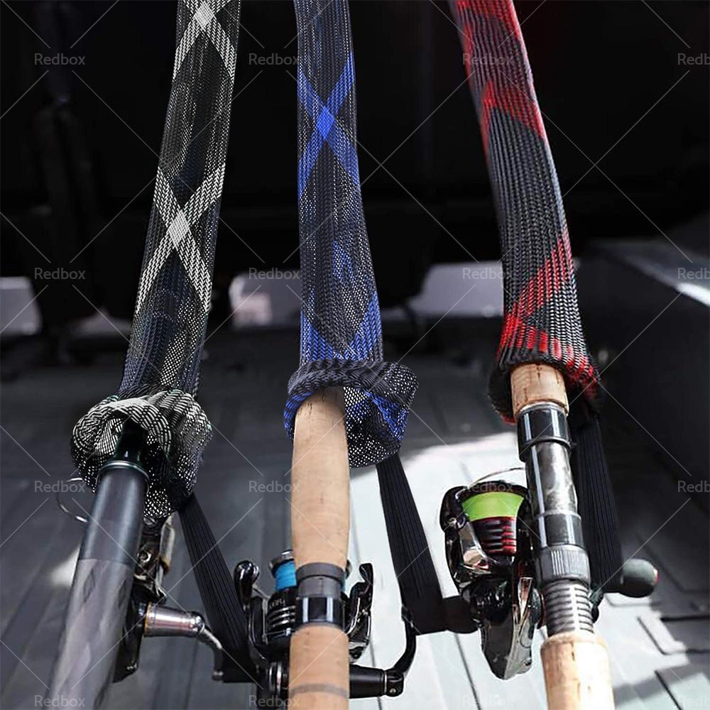 5Pcs 190cm Fishing Rod Cover Rod Sleeve Rod Sock Pole Glove Protector Tools - Frazy's Auto Parts