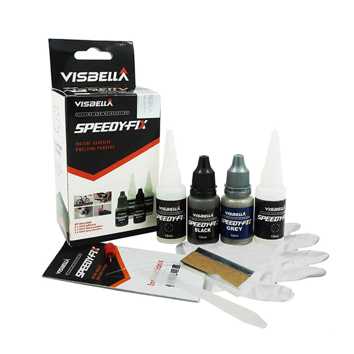 5x Strong Powder Adhesive Repair Kit Suitable For Multi - Surface Quick Bonding - Frazy's Auto Parts