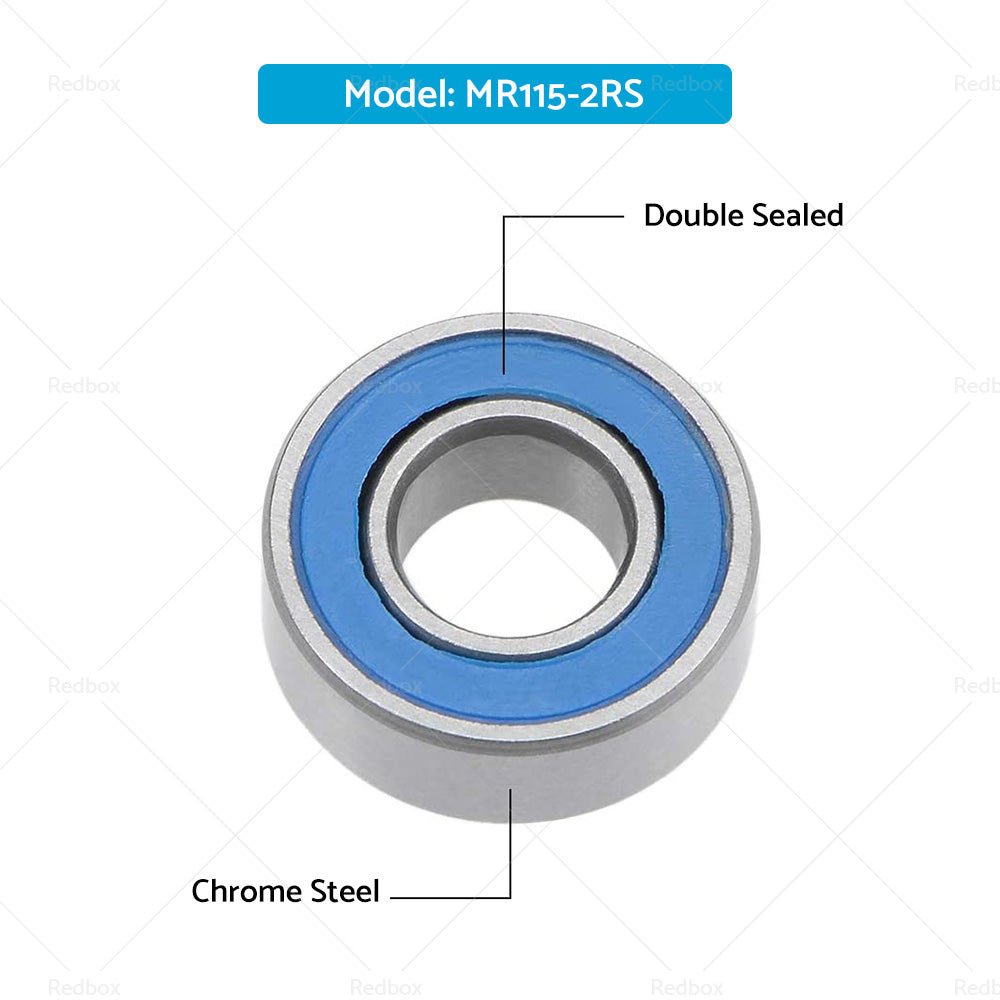 5x11x4mm Bearings Suitable for RC Tamiya 1150 HPI Savage Traxxas Axial Losi MR115 - 2RS - Frazy's Auto Parts