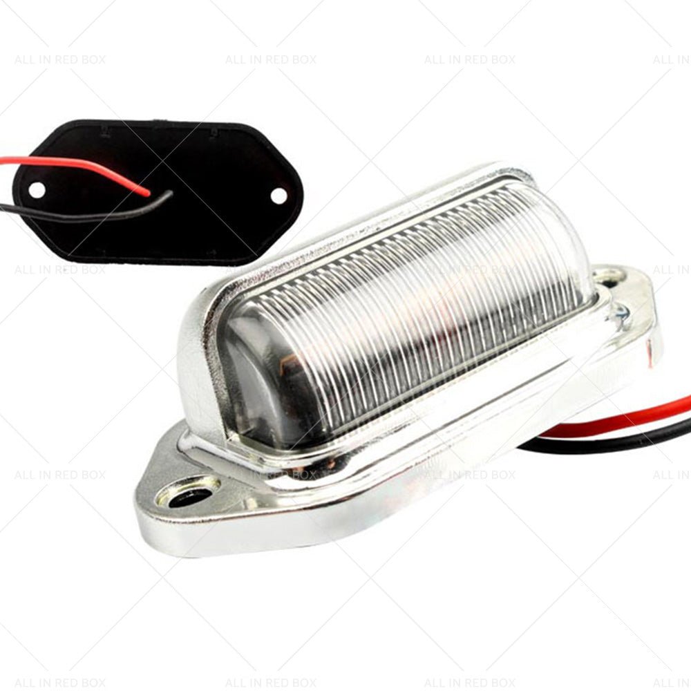 6 LED License Number Plate Light Lamps Suitable for Truck SUV Trailer Lorry - Frazy's Auto Parts