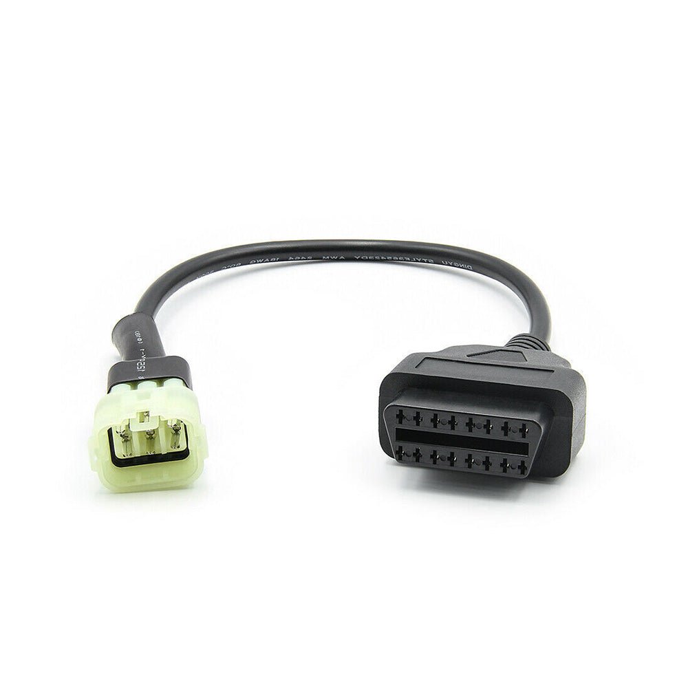 6 - Pin OBD Connector Diagnostic Adapter Cable Suitable For Kawasaki Motorcycle - Frazy's Auto Parts