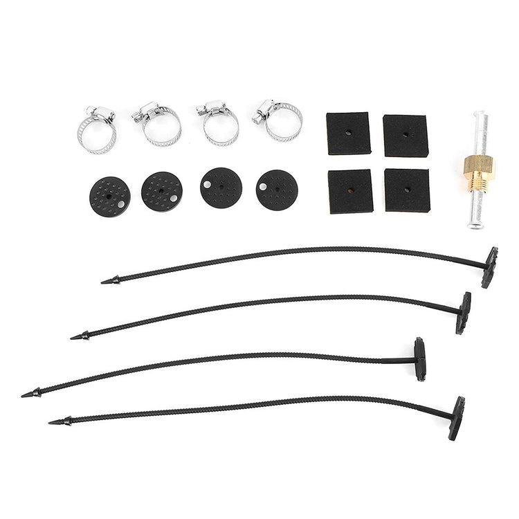 6 Row 6 AN Transmission Oil Cooler Auto Manual Radiator Converter Kit Universal - Frazy's Auto Parts