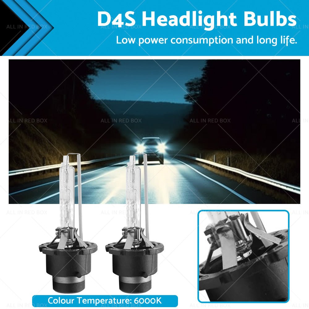 6000K D4S D4R Headlight Bulbs Suitable For Lexus Honda Mazda Toyota 35W - Frazy's Auto Parts
