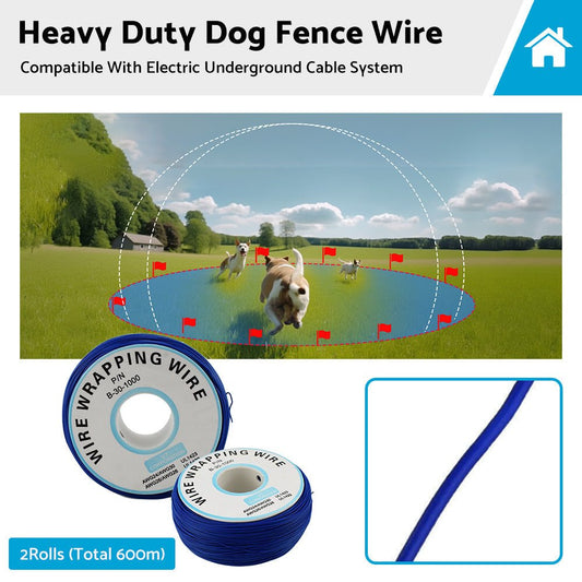 600m Dog Fence Wire Heavy Duty Copper Electric Underground Cable System - Frazy's Auto Parts