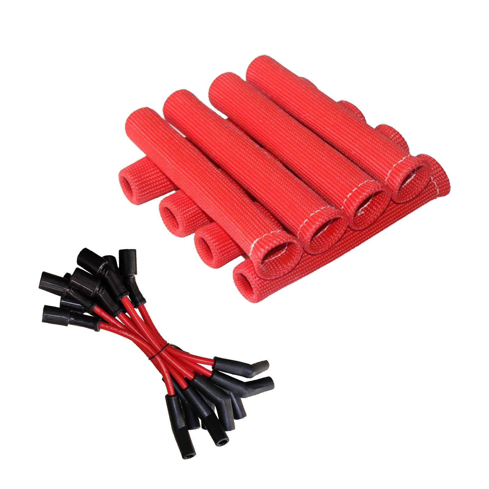 9mm Spark Plug Leads w/Sleeves suitable for Chev LS1-L98 & Commodore-1