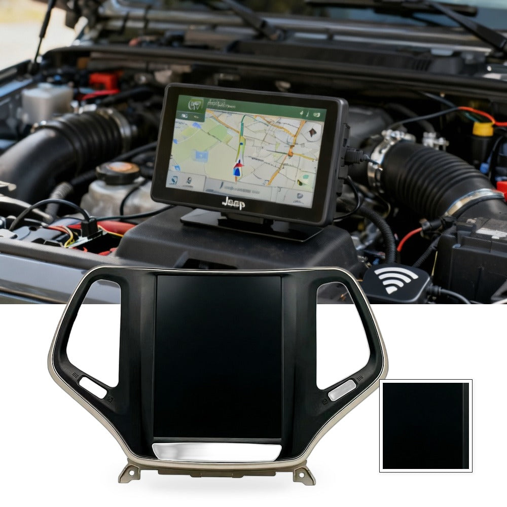 Vertical Screen Android Navigation GPS for 2016-2019 Jeep Cherokee WiFi-1
