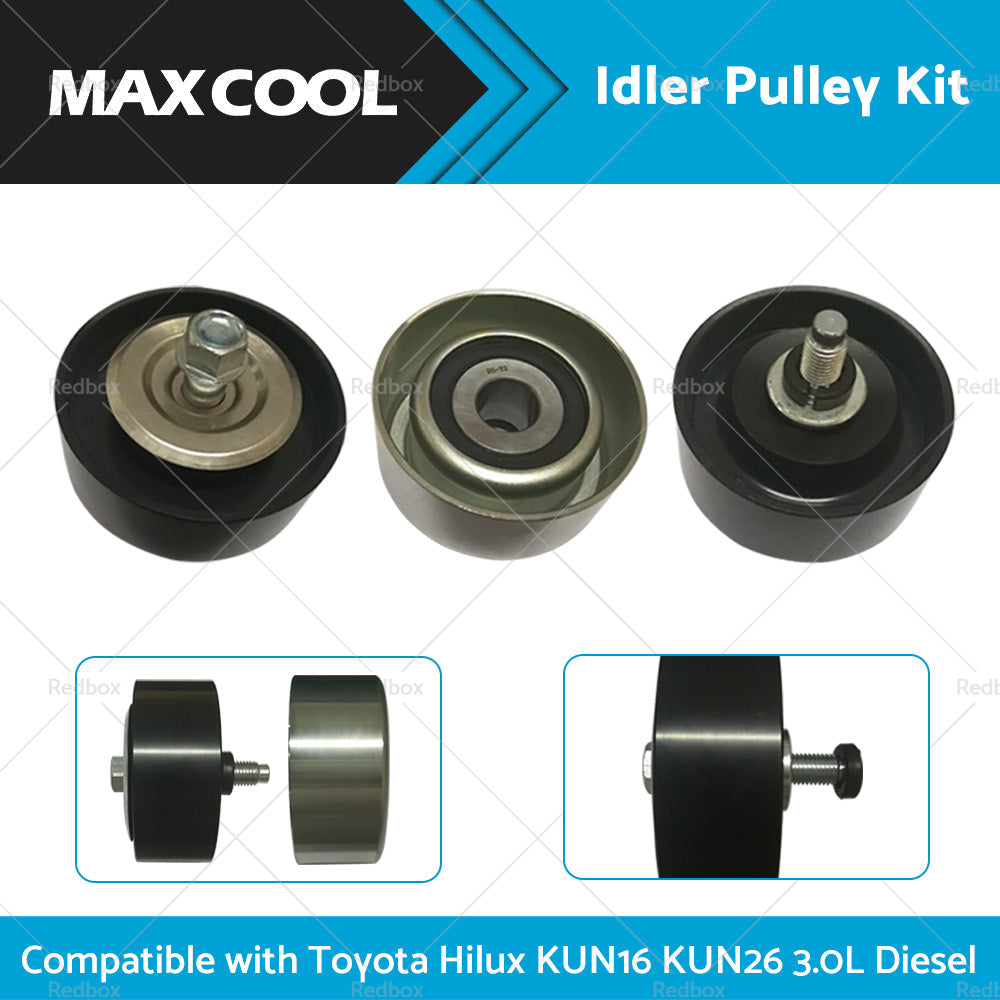 Suitable for Toyota Hilux KUN16 KUN26 3. 0L Diesel 1KD-FTV 05-15 Idler Pulley Kit-0