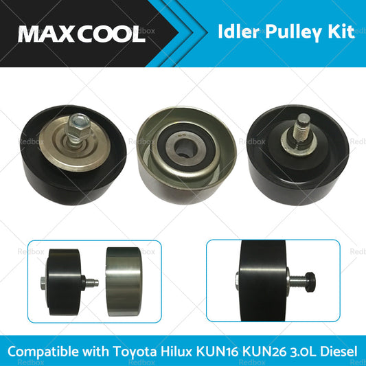 Suitable for Toyota Hilux KUN16 KUN26 3. 0L Diesel 1KD-FTV 05-15 Idler Pulley Kit-0